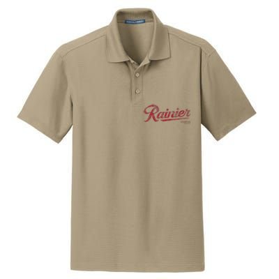 Rainier Beer Mountain Fresh Dry Zone Grid Polo