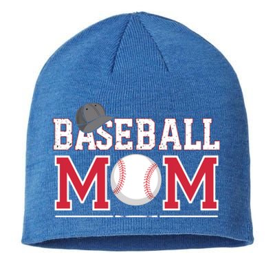 Retro Baseball Mom Mama Baseball Life Softball Life Game Day Gift Sustainable Beanie