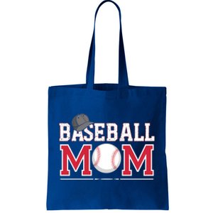 Retro Baseball Mom Mama Baseball Life Softball Life Game Day Gift Tote Bag