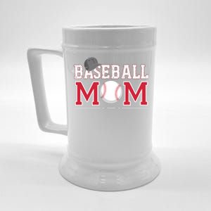 Retro Baseball Mom Mama Baseball Life Softball Life Game Day Gift Beer Stein