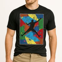 Retro Bouldering Mountaineer Mountain Climber Rock Climbing Cooling Performance Crew T-Shirt