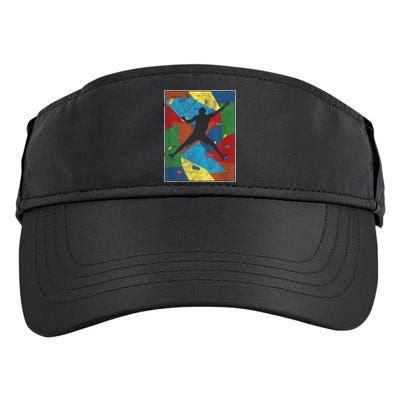 Retro Bouldering Mountaineer Mountain Climber Rock Climbing Adult Drive Performance Visor