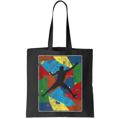 Retro Bouldering Mountaineer Mountain Climber Rock Climbing Bag