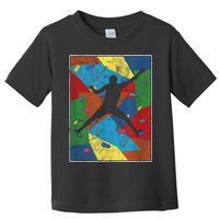 Retro Bouldering Mountaineer Mountain Climber Rock Climbing Toddler T-Shirt