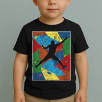 Retro Bouldering Mountaineer Mountain Climber Rock Climbing Toddler T-Shirt