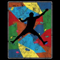 Retro Bouldering Mountaineer Mountain Climber Rock Climbing Toddler T-Shirt