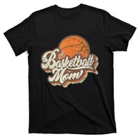 Retro Basketball Mom Sports Mama Mothers Day T-Shirt