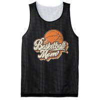 Retro Basketball Mom Sports Mama Mothers Day Mesh Reversible Basketball Jersey Tank