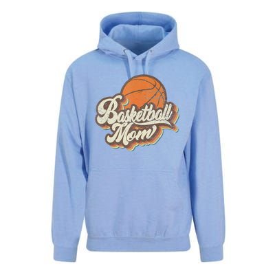 Retro Basketball Mom Sports Mama Mothers Day Unisex Surf Hoodie