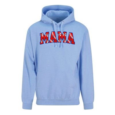 Retro Baseball Mom Mama Baseball Life Softball Life Game Day Gift Unisex Surf Hoodie