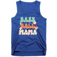 Retro Baseball Mama Sport American Mama Sport Mom Gift Tank Top