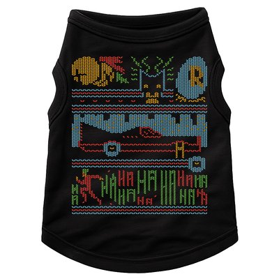Retro Bat Mobile Gamer Nerdy Ugly Christmas Doggie Tank