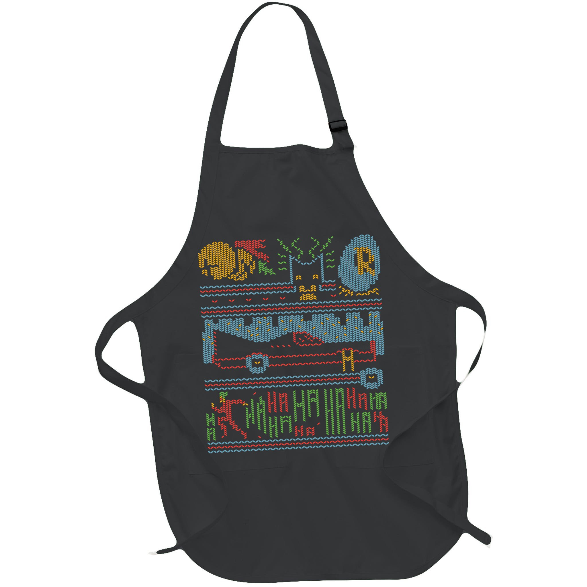 Retro Bat Mobile Gamer Nerdy Ugly Christmas Apron