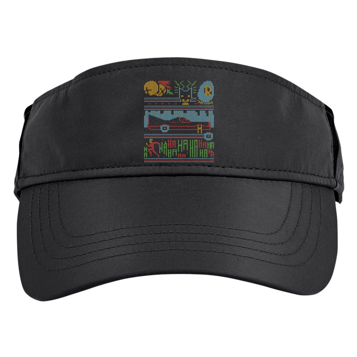Retro Bat Mobile Gamer Nerdy Ugly Christmas Adult Drive Performance Visor