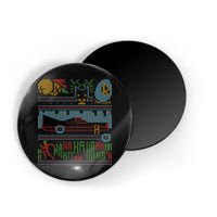 Retro Bat Mobile Gamer Nerdy Ugly Christmas Magnet