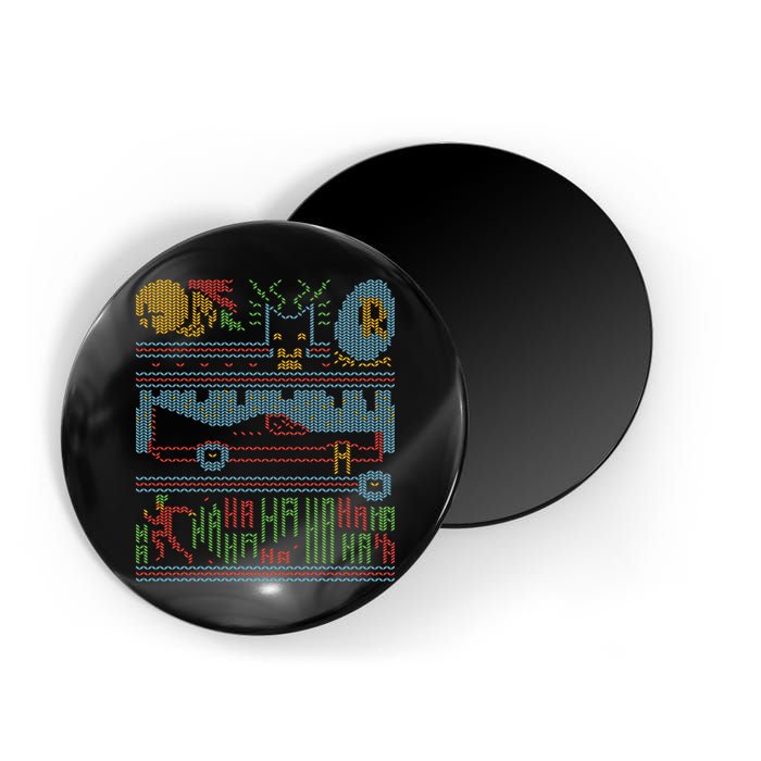 Retro Bat Mobile Gamer Nerdy Ugly Christmas Magnet
