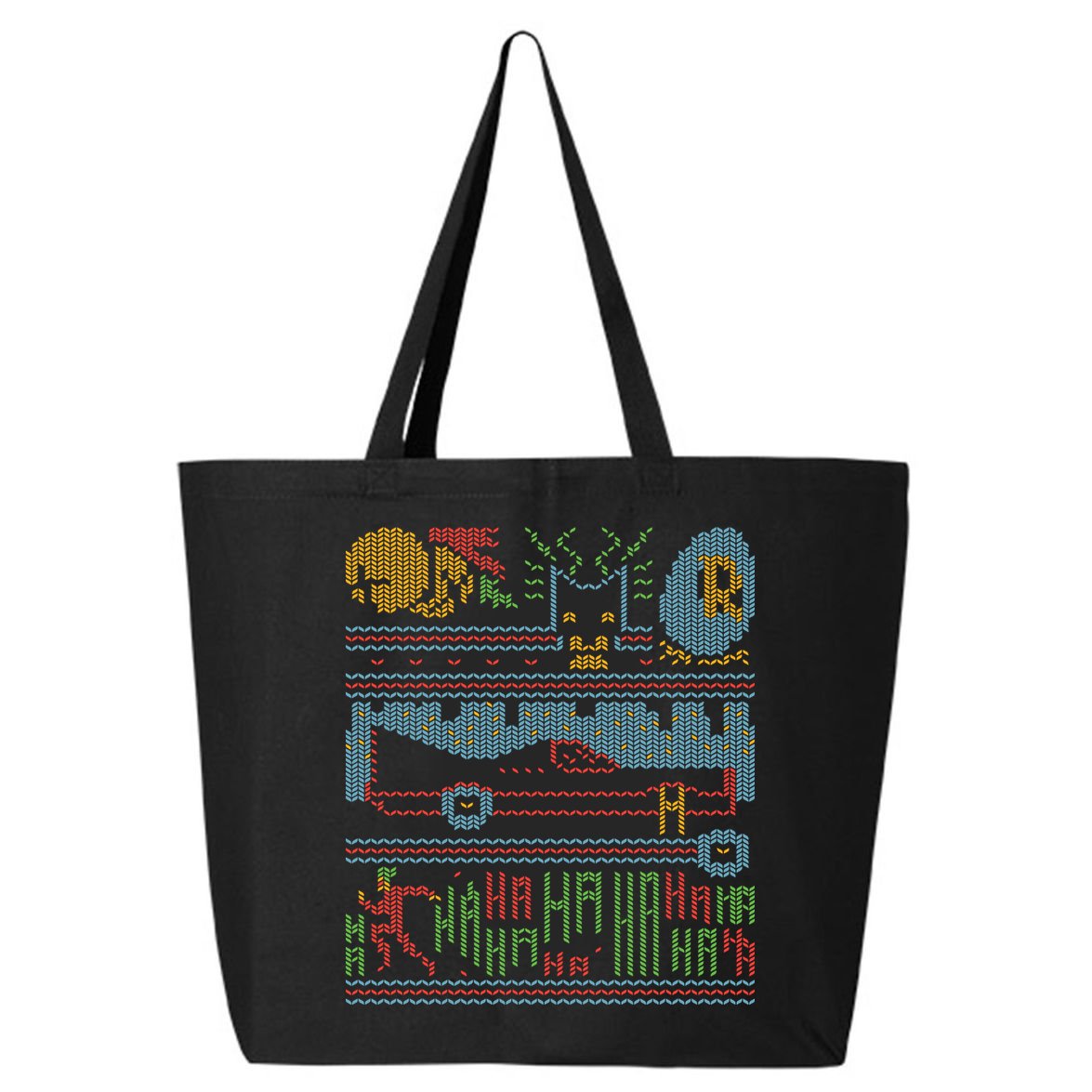 Retro Bat Mobile Gamer Nerdy Ugly Christmas 25L Jumbo Tote