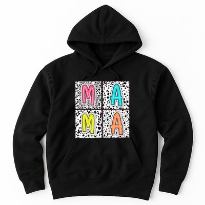 Retro Boho Mama Mother Hoodie