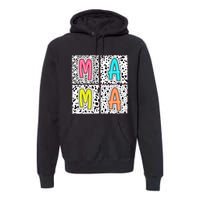 Retro Boho Mama Mother Premium Hoodie