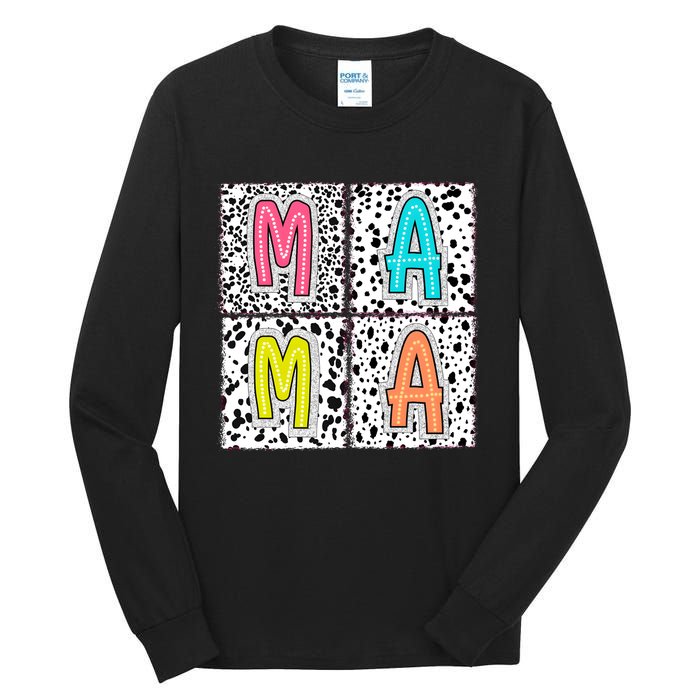 Retro Boho Mama Mother Tall Long Sleeve T-Shirt