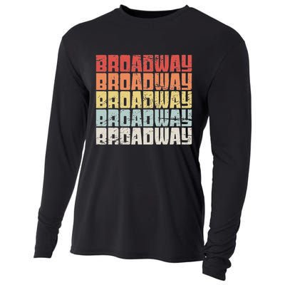 Retro Broadway Musical Theater Cooling Performance Long Sleeve Crew