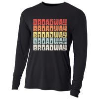 Retro Broadway Musical Theater Cooling Performance Long Sleeve Crew