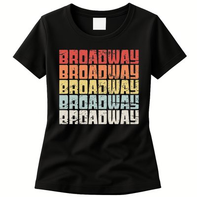 Retro Broadway Musical Theater Womens T-Shirt