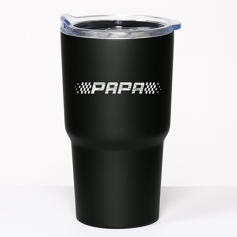 Racing Birthday Matching Family Race Car Pit Crew Papa Tumbler