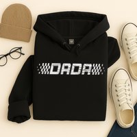 Racing Birthday Matching Family Race Car Pit Crew Dada Hoodie