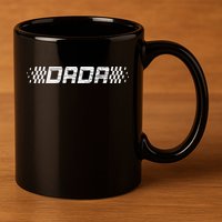 Racing Birthday Matching Family Race Car Pit Crew Dada 11oz C Handle Ceramic Mug