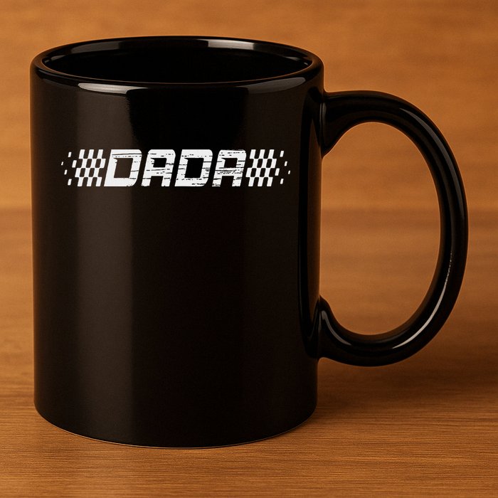 Racing Birthday Matching Family Race Car Pit Crew Dada 11oz C Handle Ceramic Mug