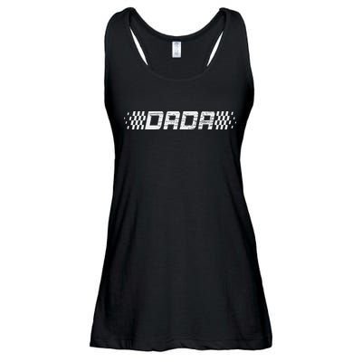 Racing Birthday Matching Family Race Car Pit Crew Dada Ladies Essential Flowy Tank