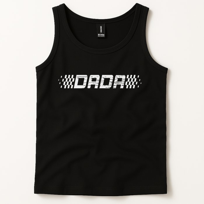 Racing Birthday Matching Family Race Car Pit Crew Dada Tank Top