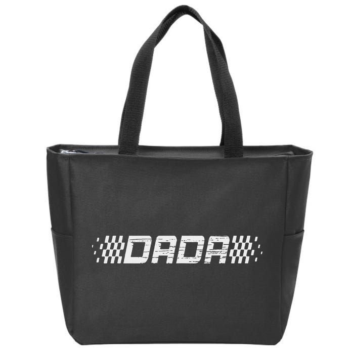Racing Birthday Matching Family Race Car Pit Crew Dada Zip Tote Bag