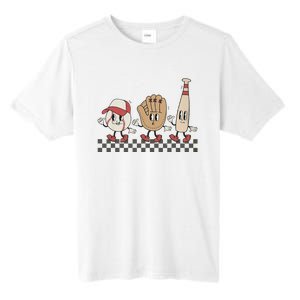 Retro Baseball Mama Game Day Sport Mom Mothers Day Tall Fusion ChromaSoft Performance T-Shirt