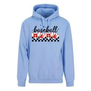 Retro Baseball Mama Sports Mom Unisex Surf Hoodie