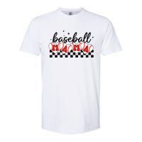 Retro Baseball Mama Sports Mom Softstyle CVC T-Shirt