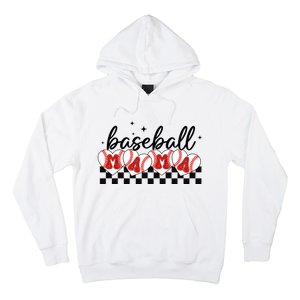 Retro Baseball Mama Sports Mom Hoodie