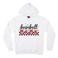 Retro Baseball Mama Sports Mom Hoodie