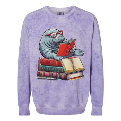 Reading Books Matching Bookworm Readers Librarian Colorblast Crewneck Sweatshirt