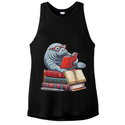 Reading Books Matching Bookworm Readers Librarian Ladies PosiCharge Tri-Blend Wicking Tank