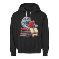 Reading Books Matching Bookworm Readers Librarian Garment-Dyed Fleece Hoodie