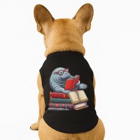 Reading Books Matching Bookworm Readers Librarian Doggie Tank