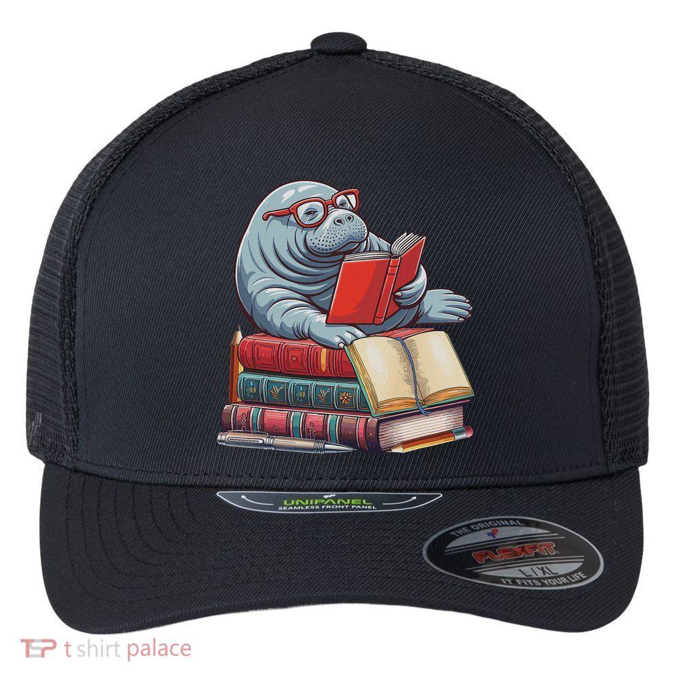 Reading Books Matching Bookworm Readers Librarian Flexfit Unipanel Trucker Cap