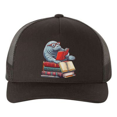 Reading Books Matching Bookworm Readers Librarian Yupoong Adult 5-Panel Trucker Hat