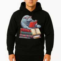 Reading Books Matching Bookworm Readers Librarian Hoodie