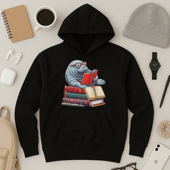 Reading Books Matching Bookworm Readers Librarian Hoodie