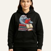 Reading Books Matching Bookworm Readers Librarian Hoodie