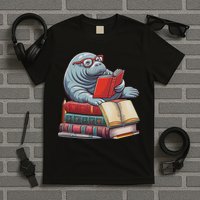 Reading Books Matching Bookworm Readers Librarian T-Shirt