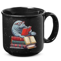 Reading Books Matching Bookworm Readers Librarian 15oz Campfire Ceramic Mug